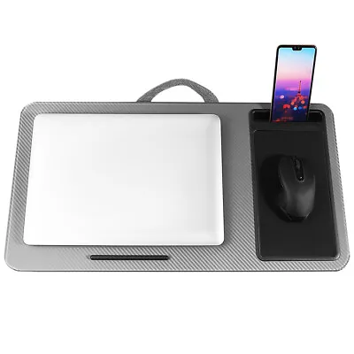 Lap Desk Laptop Table Stand Portable Laptop Tray With Mouse Pad And Device Ledge • £44.11