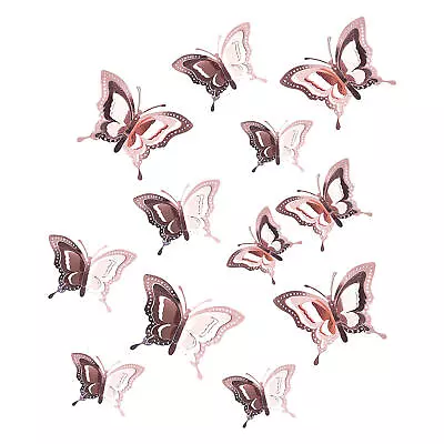 12 Pcs 3D Butterfly Wall Stickers Room DIY Decal Removable Art Decorations • $11.95