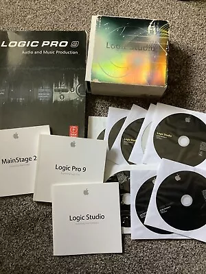 Logic Studio (inc. Logic Pro 9 MainStage 2 Soundtrack Pro 3) Including Book • £0.99