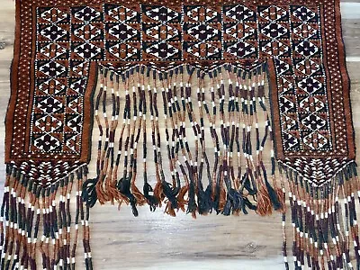 Vintage Tent Door Kilim Kurdish Handmade Kilim Woven Wool • $125