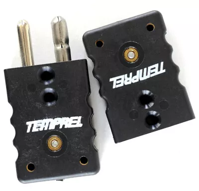 Temprel J Type Standard Plug And Jack One Pair Thermocouple Connectors • $10