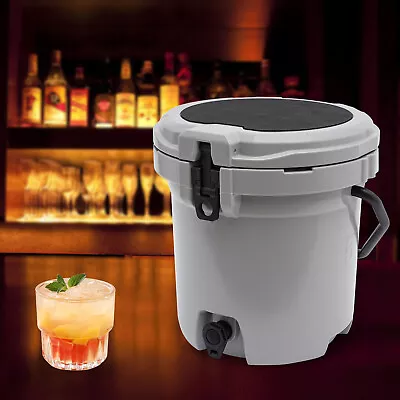 5gallon Water Jug Cooler Portable Camping Beverage Dispenser 5gal With Cup Holde • $135.84