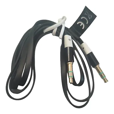 Audio Cable Jack Cable 35mm Black Jack Aux Tonübertragungskabel Headphones • £17.29
