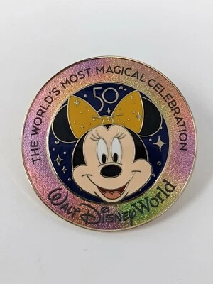 $12.99 • Buy WDW 50th Anniversary Minnie Mouse Pin Trading Starter Set Pin Walt Disney World