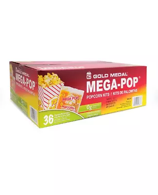 Gold Medal Mega Pop Popcorn Kit (6 Oz. Kit 36 Ct.) FREE SHIPPING • $56.47