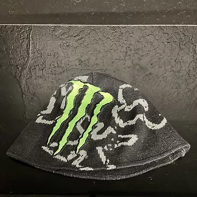 Monster Energy Fox Racing #4 Ricky Carmichael Black Knit Beanie • $29.99