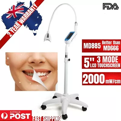 3 Color Dental LED Teeth Bleaching Lamp Accelerator Tooth Whitening Touch Screen • $270