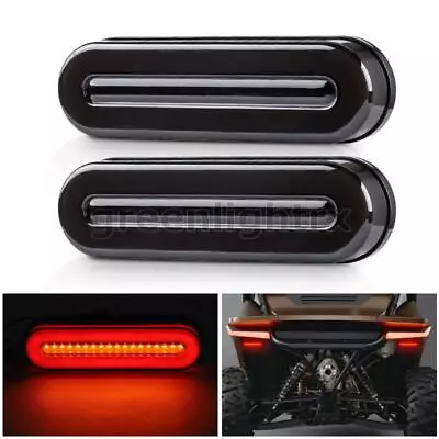 2X LED Brake Stop Turn Signal Flowing Tail Light Bar DRL 5  Truck Motorcycle ATV • $19.98