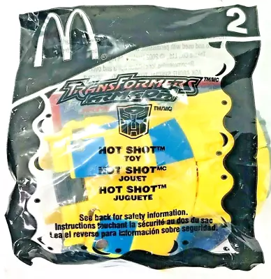 NIP Transformers Armada Hot Shot #2 McDonald's Happy Meal Toy 2002 • $9.99