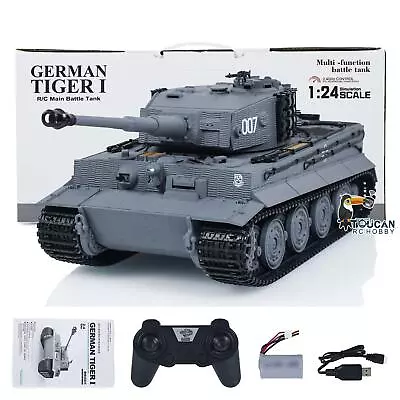 1/24 RC Painted Assembled Battle Taigen Tiger I Infrared Combat Military Tanks • $79.90