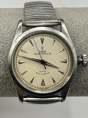 Tudor By Rolex Oyster Prince 34 7909 Automatic Mens Watch Vintage Swiss Made • $999.99