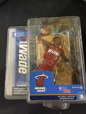 DWYANE WADE Miami Heat Red Jersey Variant NBA McFarlane Series 12 Chase New • $50