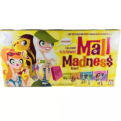 NEW/SEALED Milton Bradley Talking Electronic MALL MADNESS 2004 For Ages 8+ • $79.97