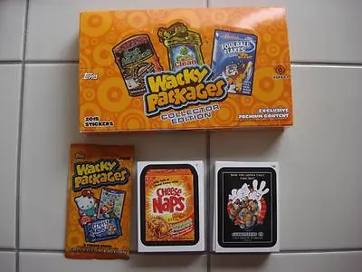 2015 Topps Wacky Packages Series 1 Complete Set Of 110 Black Border Set • $19.97