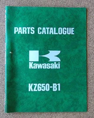 1977 Kawasaki Kz650-b1 Parts Catalog Binder Only - Free Usa Shipping! • $7.50