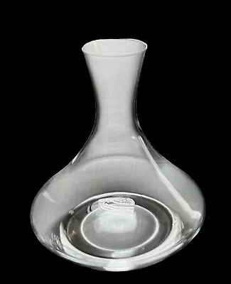 Vintage Mikasa Nicole 8” Carafe Clear Wine Carafe Decanter Barware Excellent • $29.99