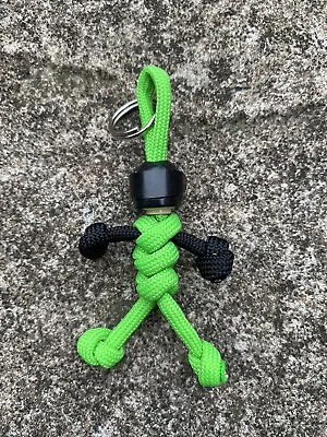 Biker Buddy Kawasaki Colours Green Handmade Paracord Keyring BUY 3 GET 1 FREE! • £4.95