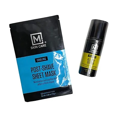 $9.39 • Buy Men’s M. Skin Care Replenish All Day Facial Serum And Post Shave Sheet Mask