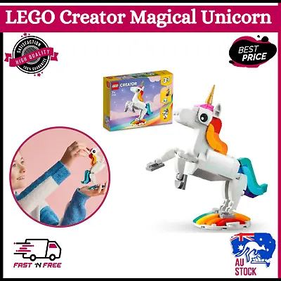 LEGO CREATOR: Magical Unicorn—3 In 1— Kids Toys Play.Fast And Free Shipping • $12.75