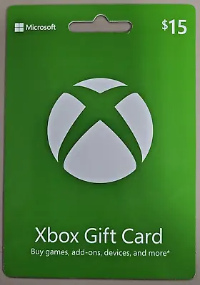 Xbox Live $15 Store Card USD Xbox Gift Card • $14.50