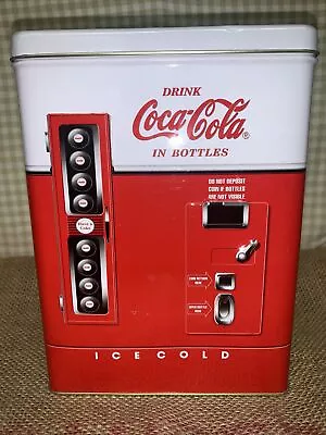 Coca Cola Tin Can Drinks In Bottles Red Ice Cold Vending Machine • £16.14