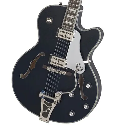 Epiphone Emperor Swingster Electric Guitar Black Aged Gloss (BAG) With Gig Bag • $730.81