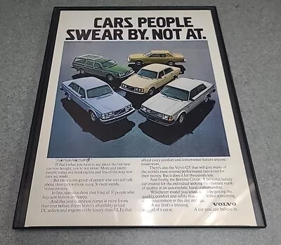 Volvo GT 1979 Print Ad Framed 8.5x11 Wall Art  • $19.99
