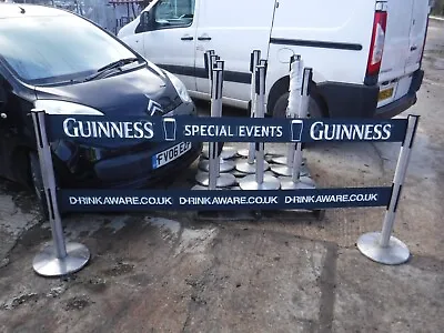 £40 • Buy Guinness Crowd Control Que Barrier Cafe Pub Bar Shop Club