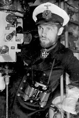 German WW II Photo  -   U - Boat Captain - Reinhard Hardegen • $3.99