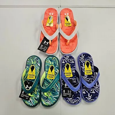 Under Armour Women's Ignite Pro Marbella Graphic Sandal Flip Flop NWT 2023 • $38.99