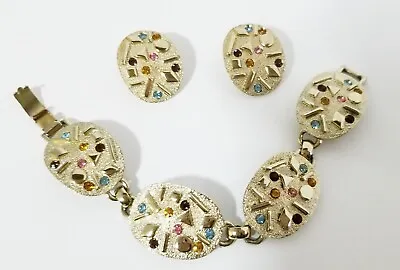 Vintage 50's Sarah Coventry Sultana  Bracelet And Earrings • $72