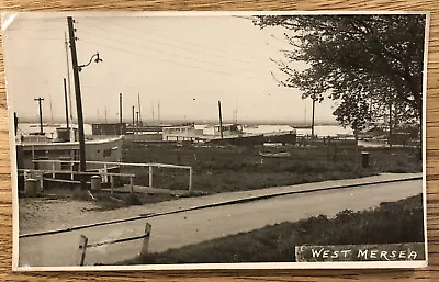 RP Postcard West Mersea Nr Colchester Essex View Of Houseboats • £5.99