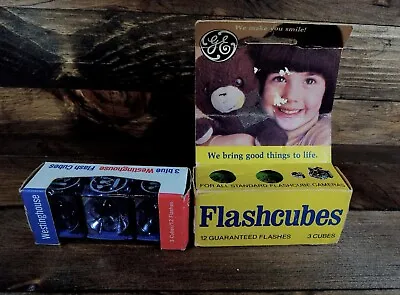$9.99 • Buy Vintage NOS 2 3-Packs Of Flash Cubes Westinghouse Blue General Electric Untested
