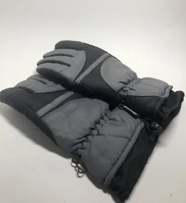 Coleman Thinsulate Black Gray Gloves / Size M L / 40 Gram / Polyester Acrylic • $12.75