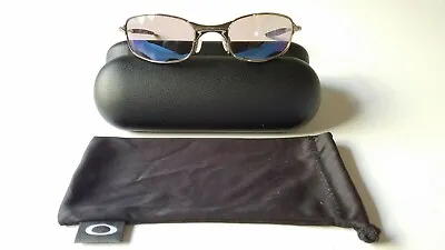 Oakley Square Wire Tungsten Frame Gen. 1 With Fixed Hinges+ Clamshell Softbag • $90