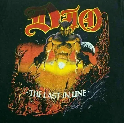 $27.69 • Buy Dio Last In Line Tour Vintage 80s T Shirt Rock Band Concert Tee All Size