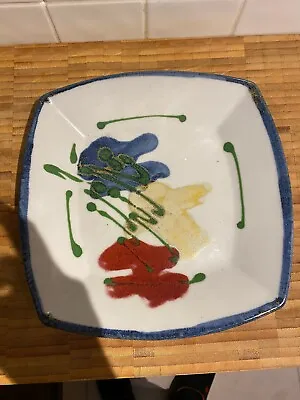 Dartington Janice Tchalenko Poppy Design Square Plate • £20