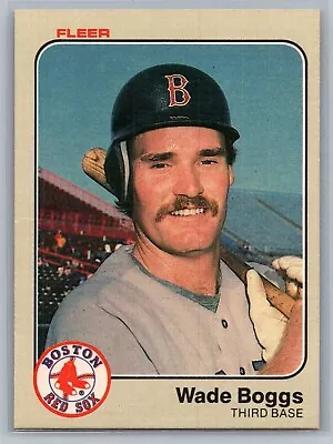 1983 Fleer - #179 Wade Boggs (RC) - HOF NM-MT *TEXCARDS* • $9.99