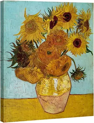 Sunflower By Vincent Van Gogh Oil Paintings Reproduction Modern Floral Giclee Ca • $38.21