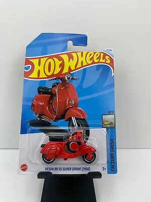 Hot Wheels 2024 Mainline D Case Factory Fresh Vespa 90 SS Super Sprint 1966 #71 • $6.99