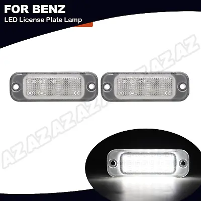 2PCS White Led License Plate Lights For Mercedes Benz W463 G-Class G500 G55 G63 • $13.49