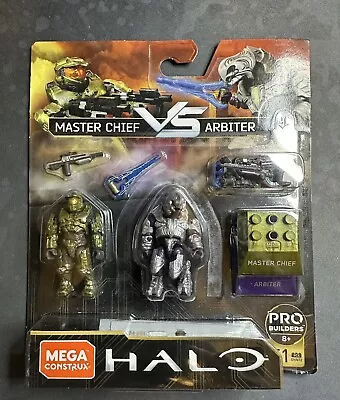 MEGA Construx Bloks Halo MASTER CHIEF Vs. ARBITER GNN72 Infinite HALO 3  Flood • $95.69