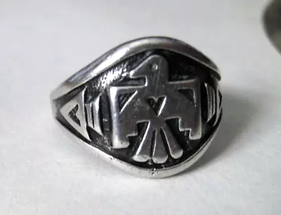 Vtg Signed BELL TRADING POST Sterling Silver THUNDERBIRD Ring Size 7 Navajo Made • $99.99