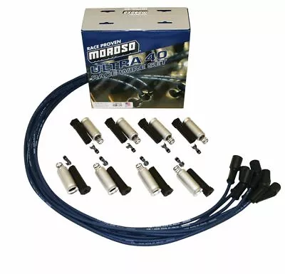 48  Moroso Ultra 40 Plug Wire Set - LS1- Unsleeved 73811 Universal GM LS Kit • $144.99