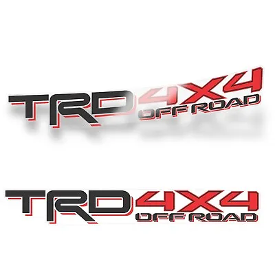 TRD 4x4 Off Road Decal Compatible With Toyota Tacoma Tundra (set Of 2) • $19.99