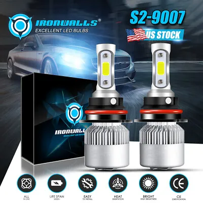 9007 LED Headlight Bulbs For Ford F-250 F-350 F-450 F-550 Super Duty 1999-2004 • $17.99