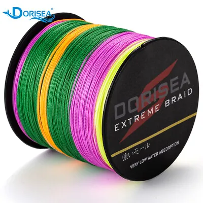 Spectr Premium Braid Multicolour 100m-2000m Dorisea Dyneema Fishing Braided Line • $19.25