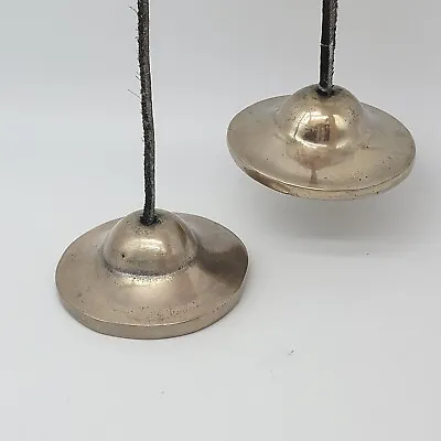 Vintage Tingsha Meditation Bells Cymbals Solid Brass • $29.95