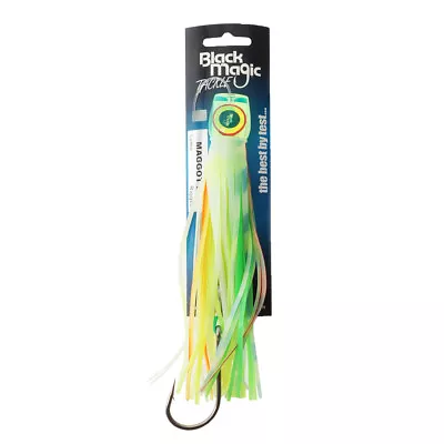 Black Magic Maggot XT Rigged Game Lure 200mm Lumo • $57.74