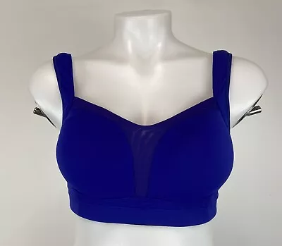 LuLuLemon Size 36C Ta Ta Tamer II Blue Sports Bra Wirefree • $24.99